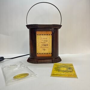 crossroads illumination fragrance warmer wax melt rustic lantern religious